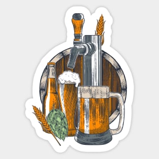 Vintage Beer Sticker